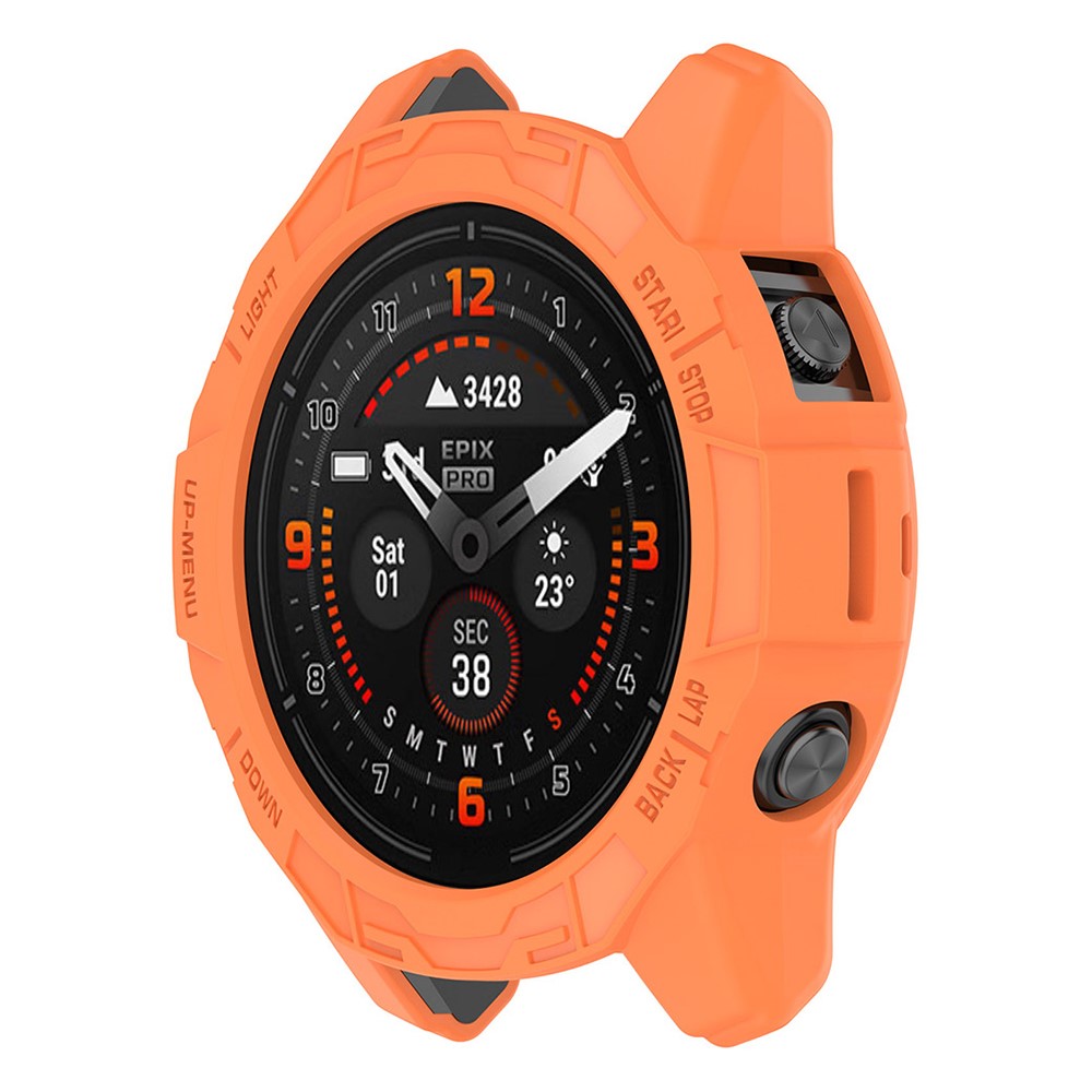 HAT PRINCE Garmin Fenix 7X / 7X Pro / Epix Pro (51mm) hult deksel - Oransje