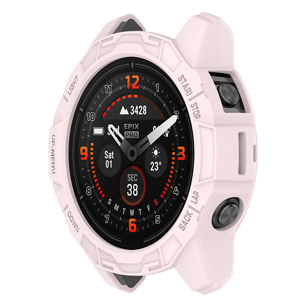 HAT PRINCE Garmin Fenix 7X / 7X Pro / Epix Pro (51mm) hult deksel - Rosa