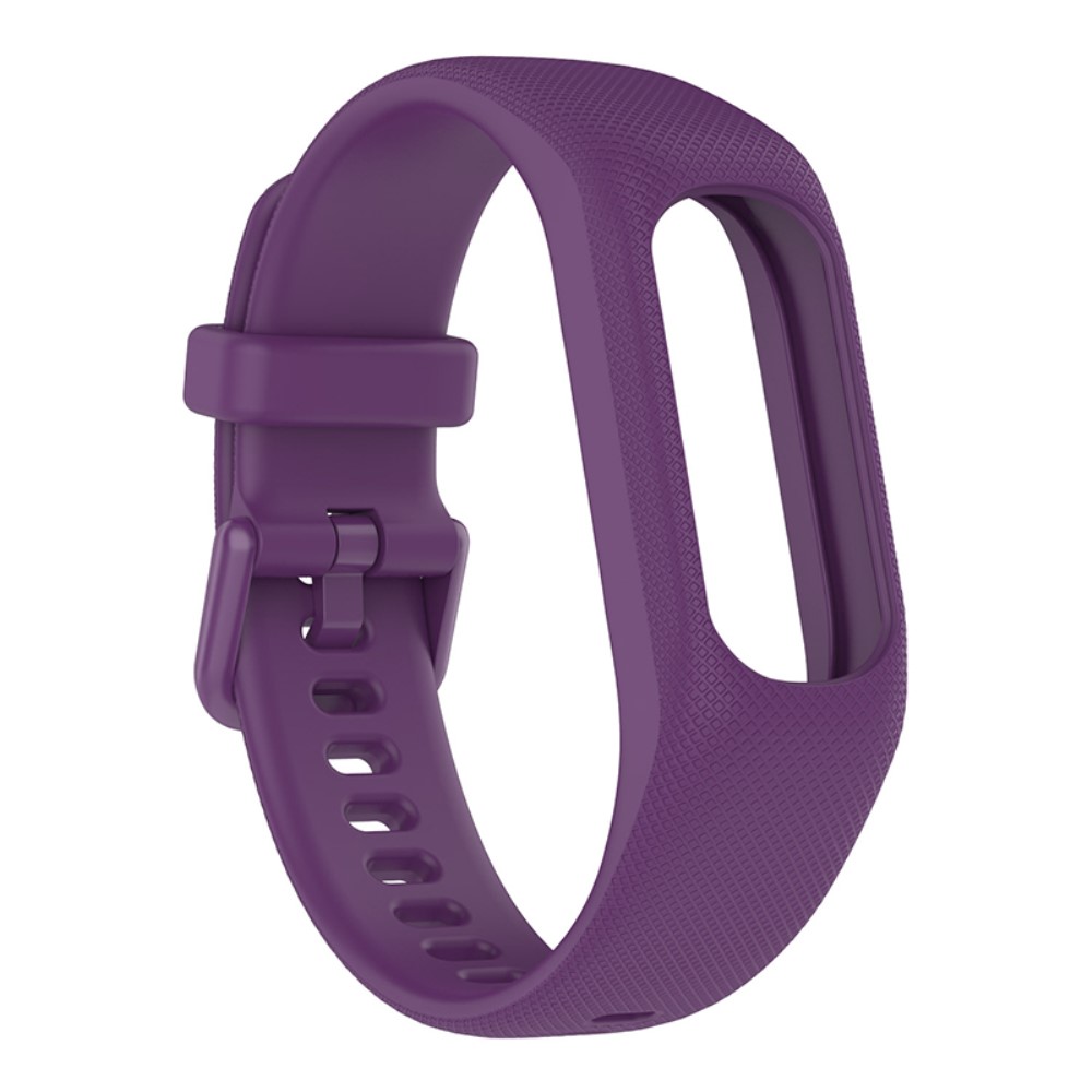 Garmin Vivosmart 5 klokkerem i silikon med etui - Lilla