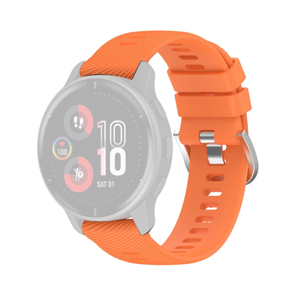 Garmin Forerunner 255 / 255 Music / Venu 2 klokkerem i silikon - Oransje