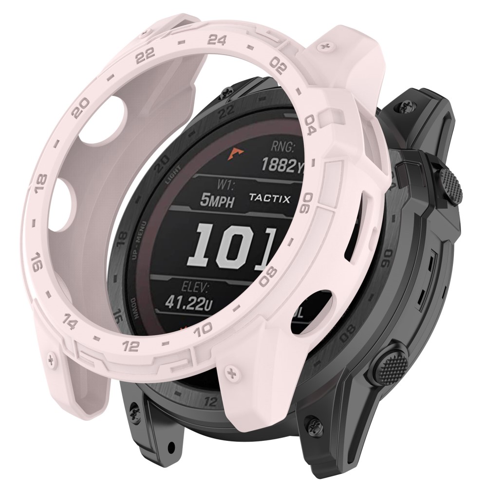 Garmin Enduro 2 / Tactix 7 urskiveklokkedeksel - Lyserosa