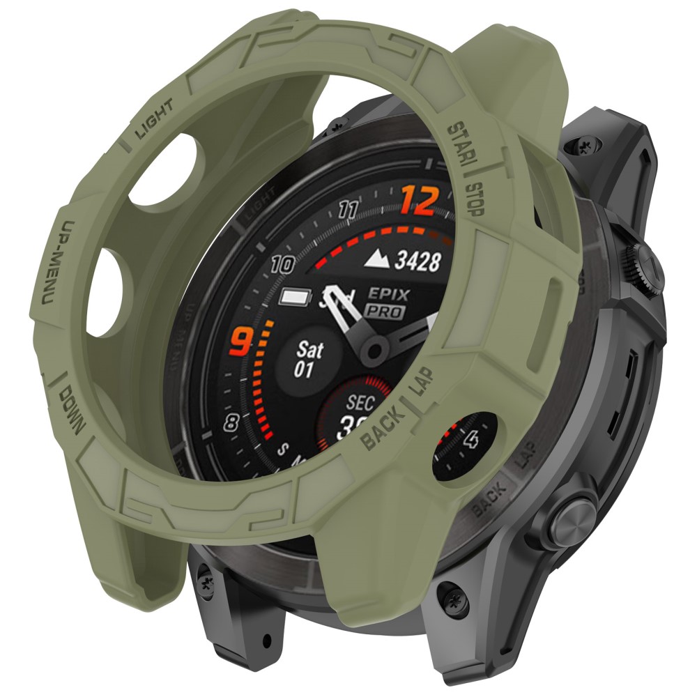 Garmin Fenix 7 Pro / 7 / Epix Pro beskyttelsesdeksel - Grønn