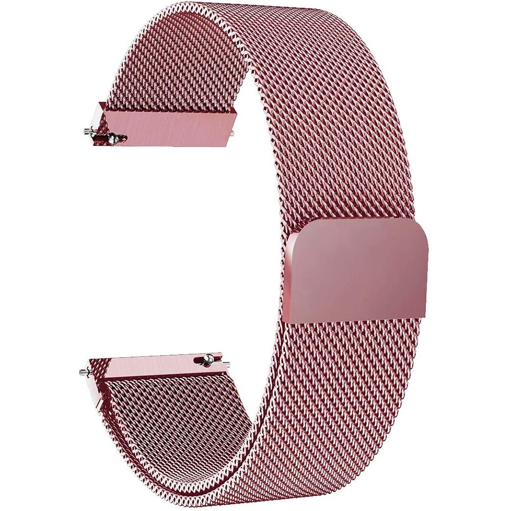 Garmin Venu / Vivoactive 3 / 3 Music milanesisk klokkerem i rustfritt stål - Rosa Rose