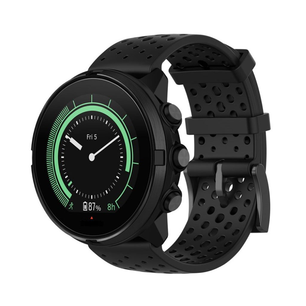 Suunto Spartan Sport Wrist Hr Baro / 9 / D5 Silikon Klokkereim - Svart